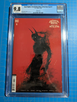 DARK NIGHT: DEATH METAL RISE OF THE GODS #1 CGC 9.8 / 1:25 Incentive Bosslogic