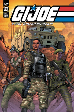 GI JOE A REAL AMERICAN HERO #281 CVR A ANDREW GRIFFITH NM+ 1 APP. SHERLOCK